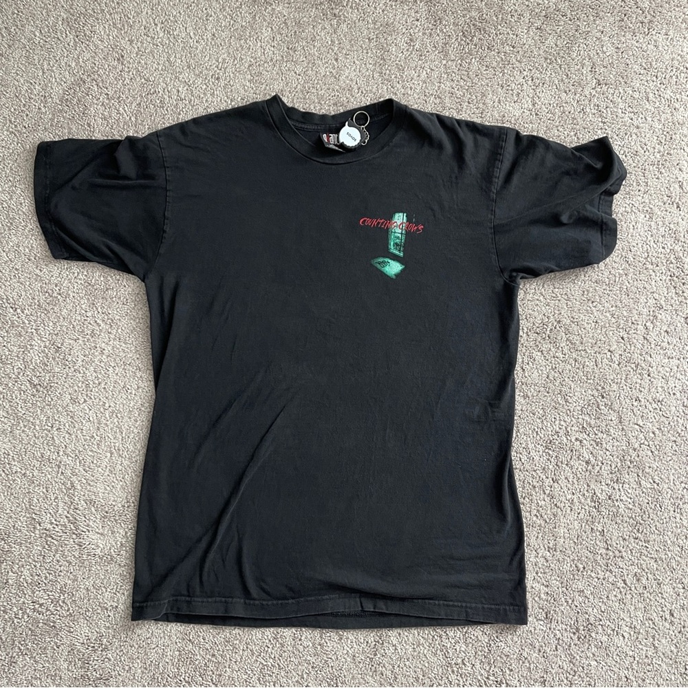 90s  Counting Crows Recovering Satellites Band Concert Tour tee /  size XL
